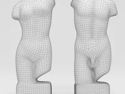Greek sculpture 3D model
