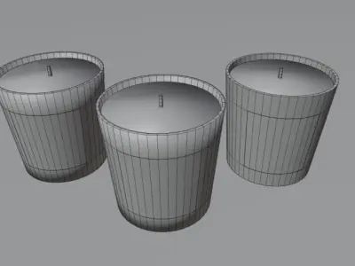 Scented Candles 3D model