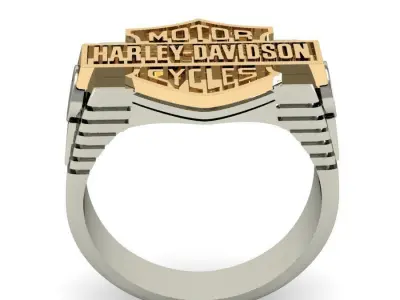 mens ring harley-davidson     3D print model