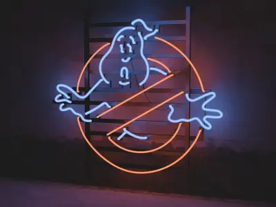 Neon 3D Model 6 - Ghost Busters 3D model