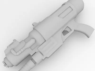 Water Gun 3D model