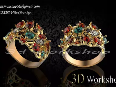 RING for woomen 3D print model