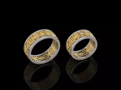 Engagement Ring 001 3D print model