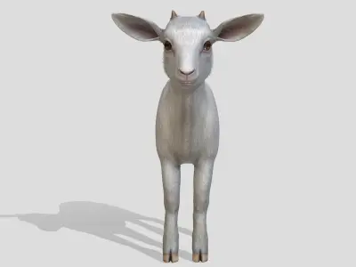 Goatling  Low-poly 3D model