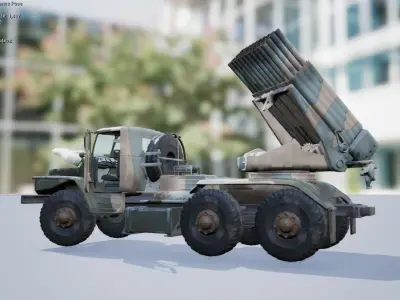 BM21 asset for Unreal Engine 5  Low-poly 3D model