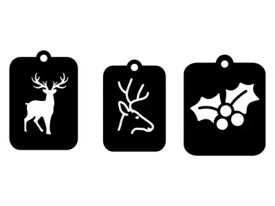 Chrismas Cards Decor 3D print model