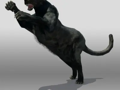 Black Panther 3D model