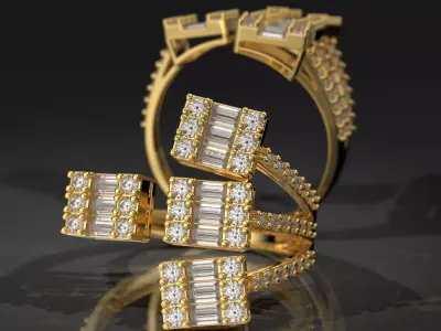 LUXURY SPECIAL RING  3D print model