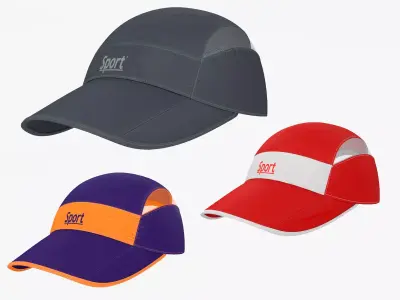 Sports cap 3D model purchase