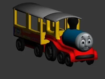 train thomas tank engine Low-poly 3D model