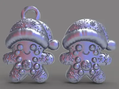 ginger cookie decor  3D print model