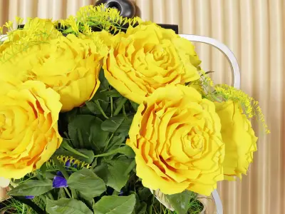 Decorative flower 3D model