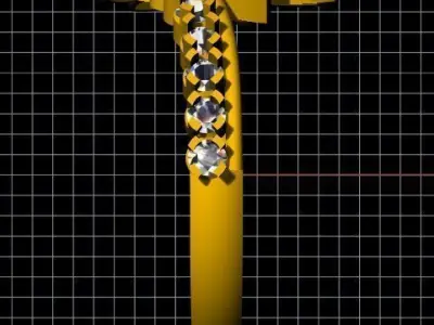 flower stone ring 3dm file 3D print model