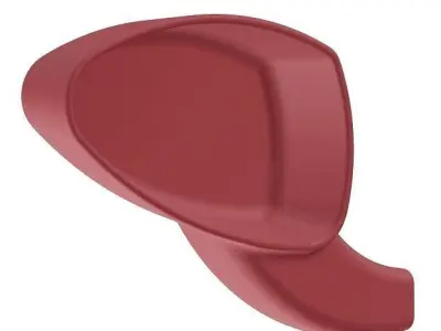 Plastic Car Mirror Cover 3D model