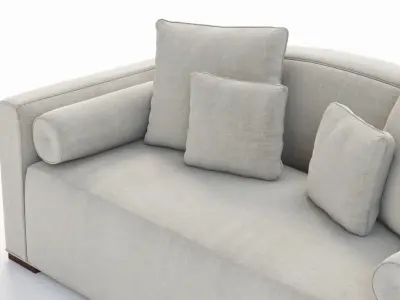 Bolier Modern Luxury Sofa 92012 3D model