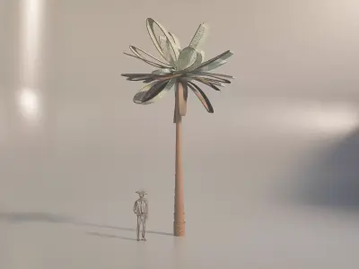 Conceptula palm S1Av2 Low-poly 3D model
