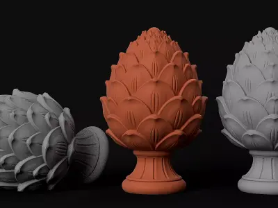 Pine Cone 3D print model buy