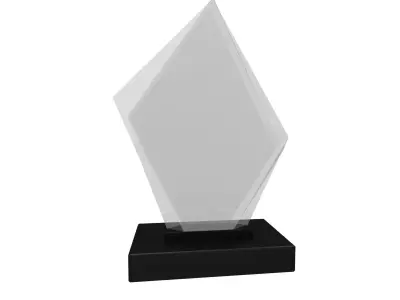 Glass Trophy v1 001 Low-poly 3D model