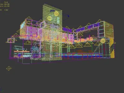 Exhibition - Area - 12X18-3DMAX2009-01 3D model