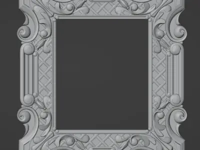 frame 3D model for cnc and 3d printer 3D print model