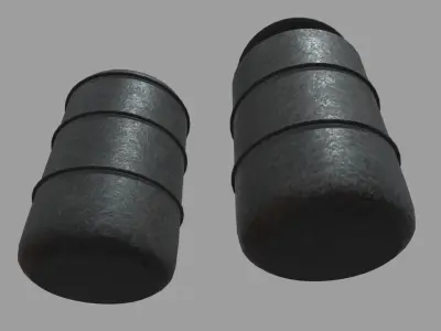 Petrol Can Low-poly 3D model