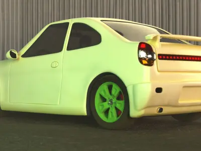 Concept car 3D model get