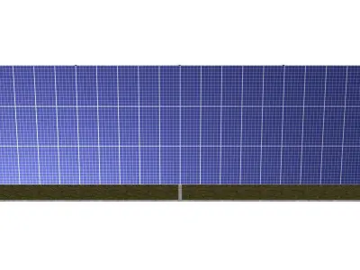 Solar carport 2301 3D model