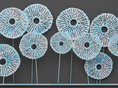 Patina Wall art Sculpture 3D model