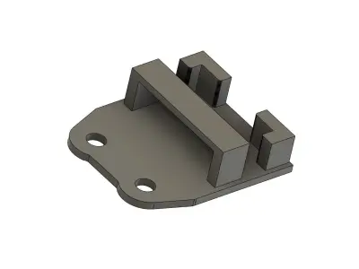 WTS Transponder Mount for 1-10 RC Car Tamiya TT-02 3D print model