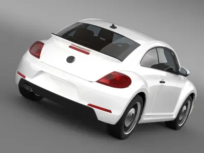 Volkswagen Beetle Classic 2015 3D model