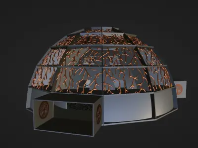 Sci-Fi Dome 2 3D model