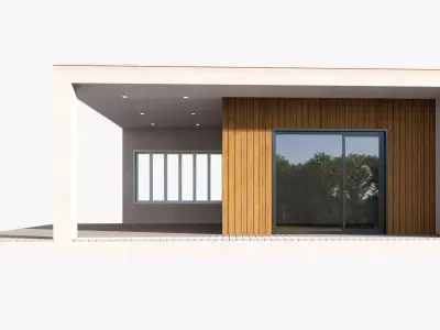 mini sized house Low-poly 3D model