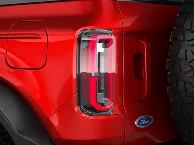 Bronco Wildtrak 2-door 2021 3D model