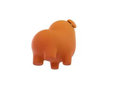 Dog Character 02 3D model