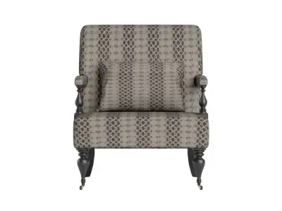 Clawfoot Armchair 3D model