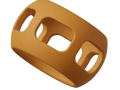 Plastic Automotive CV Joint Cage Toy 3D model