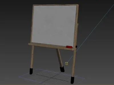 board foldable 3d model 3D model