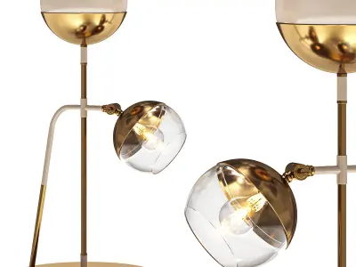 Black Widow II table lamp  3D model