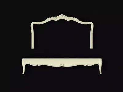 headboard and footboard 3D model