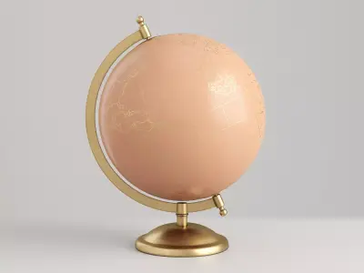 Globe Decorative 3D model