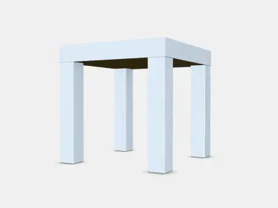 LACK side table Low-poly 3D model