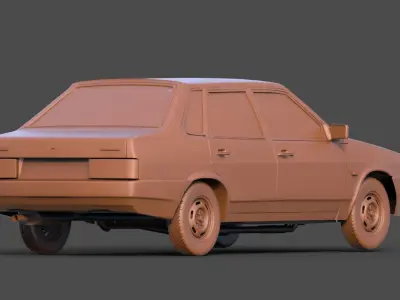 Vaz 21099 3D print model