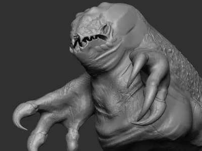 Monster Bloed worms slayer 3D model
