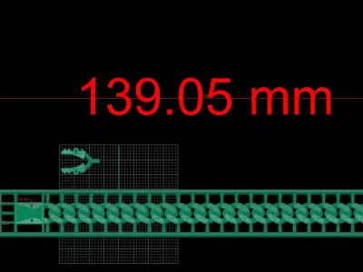 Elegant Cuban link bracelet 3D print model