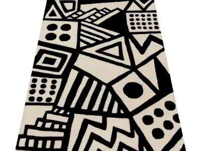 Rug Set 2158 3D model