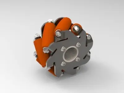 Mecanum Wheel 3D model
