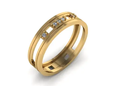 Jewelry Ring 3D print model 31
