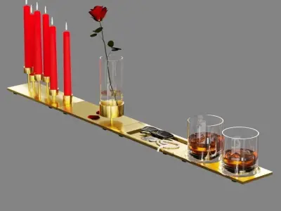 decoration set Buster Punch 3D model