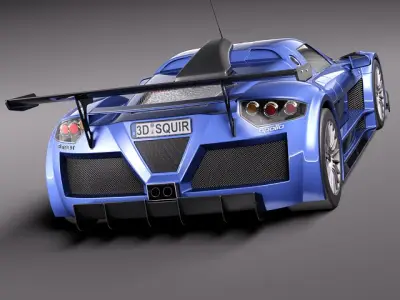 Gumpert Apollo 3D model