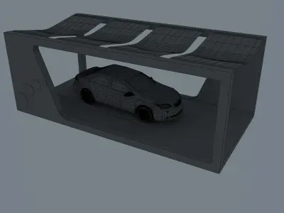 Booth Exhibition Stand a528 3D model